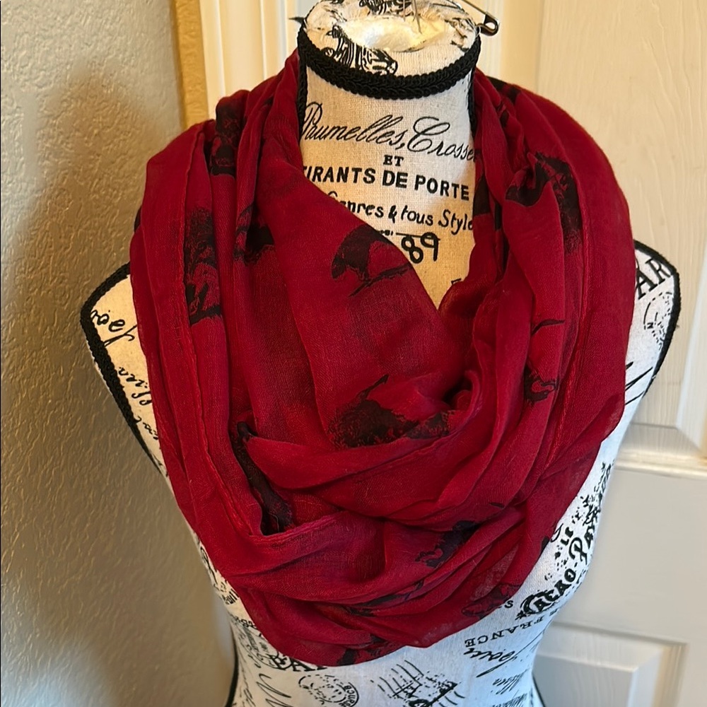Elegant Red Scarf